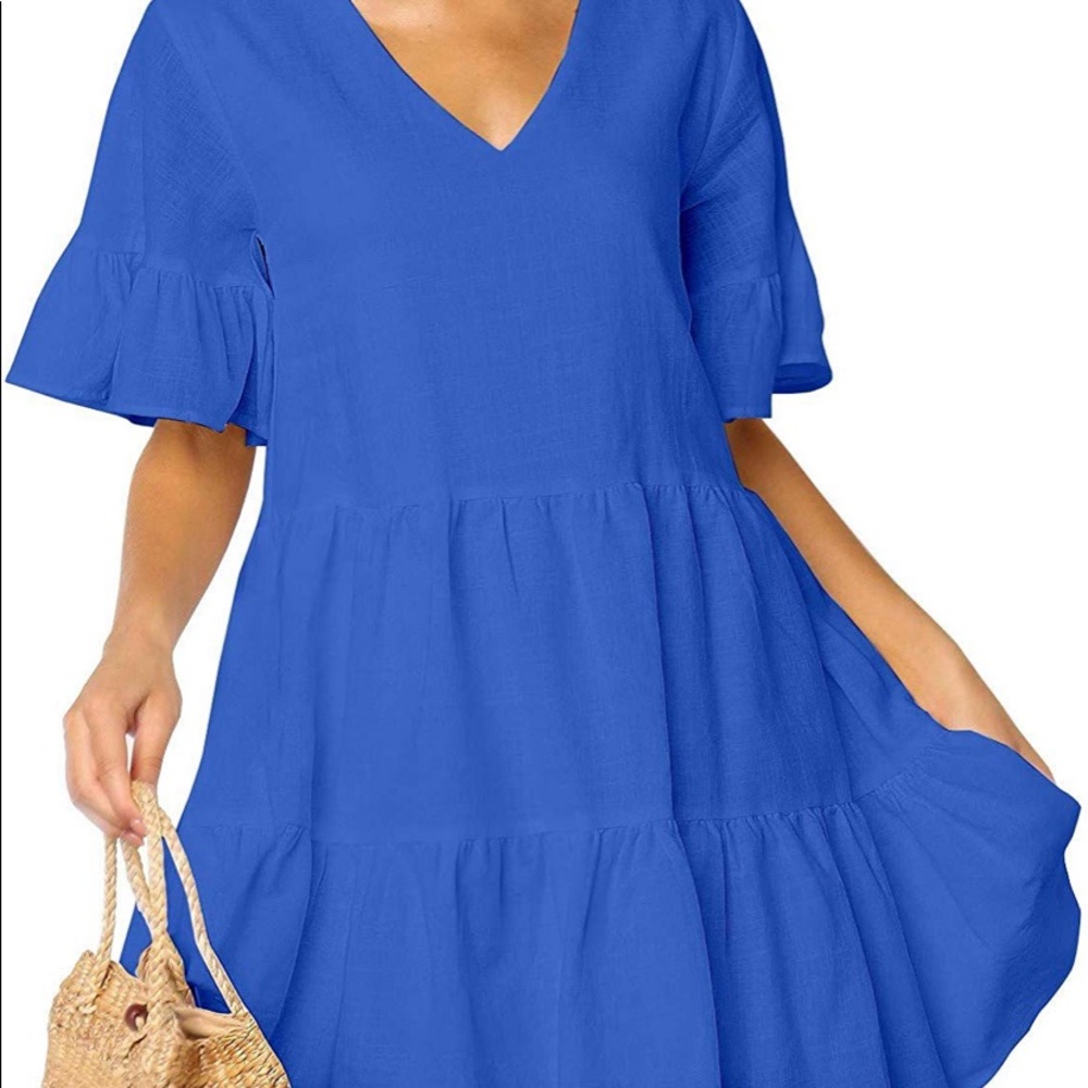 Blue sundress